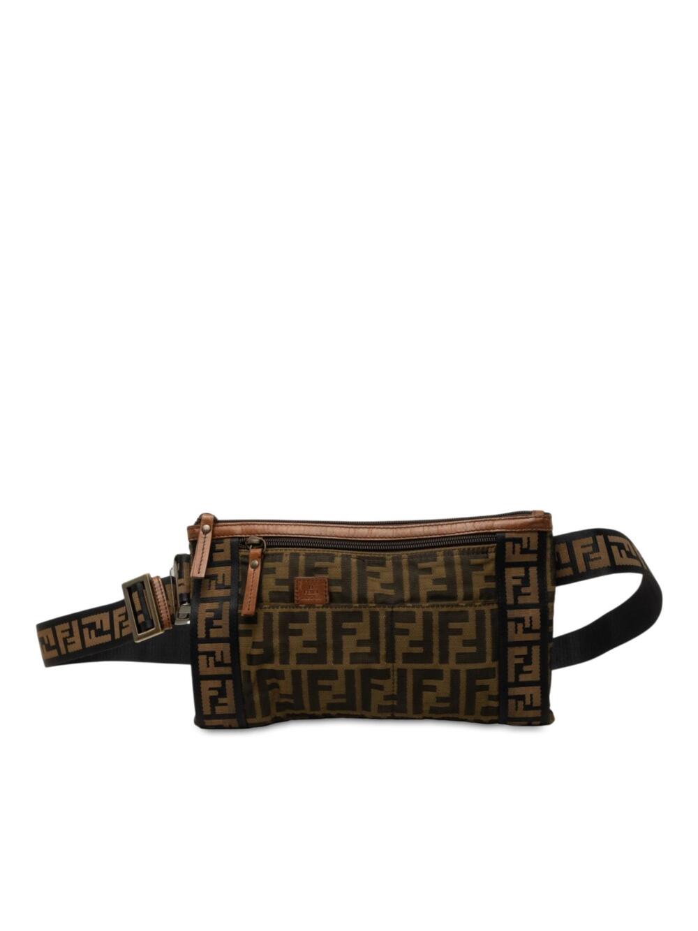 Fendi Zucca Canvas Belt Bag Pre-Loved #346962F64B